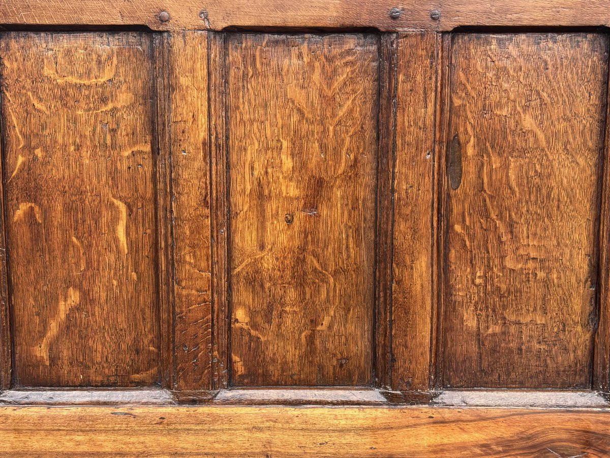 18th Century Georgian Oak & Elm Country Settle-photo-1