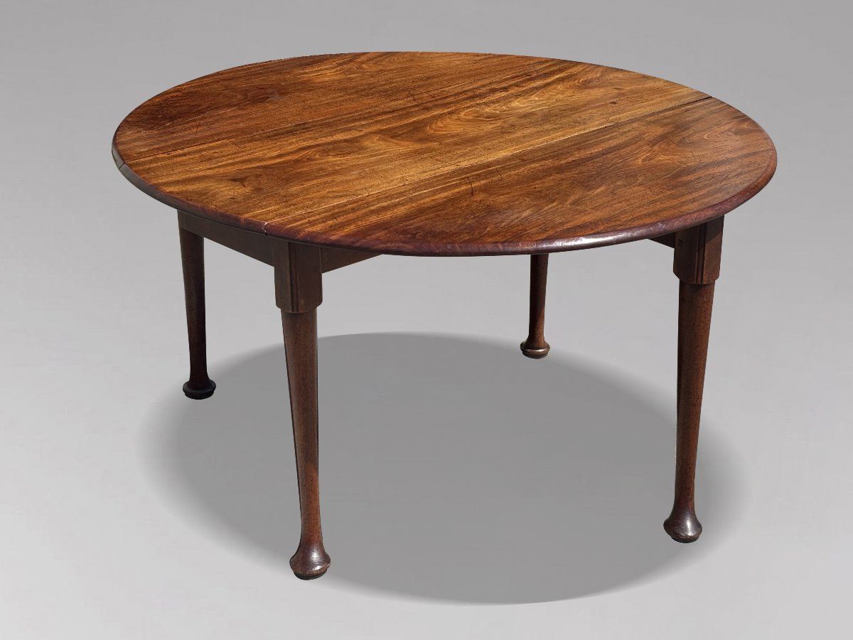 18th Century George II Period Mahogany Drop-leaf Dining Table