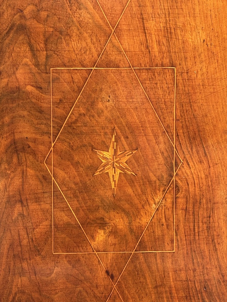 18th Century Maltese Walnut Specimen Wood Marquetry Cabinet-photo-7