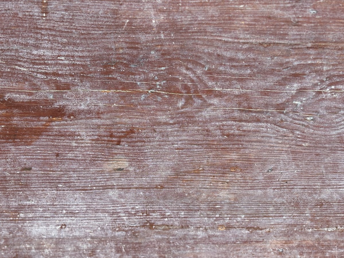 Early 19th-century Swedish Painted Drop-leaf Dining Table-photo-8