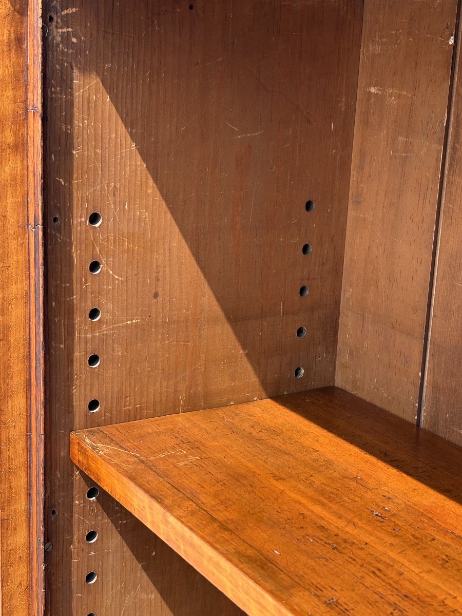 19ème Siècle, Bibliothèque en Ronce de Noyer, Époque Guillaume IV-photo-7