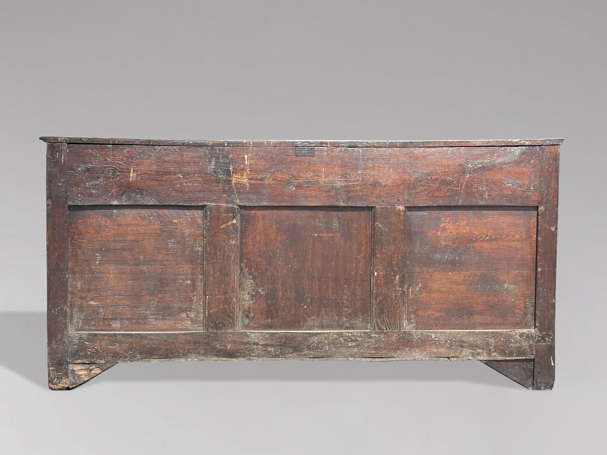 18th Century George II Period Oak Dresser Base Cupboard-photo-2