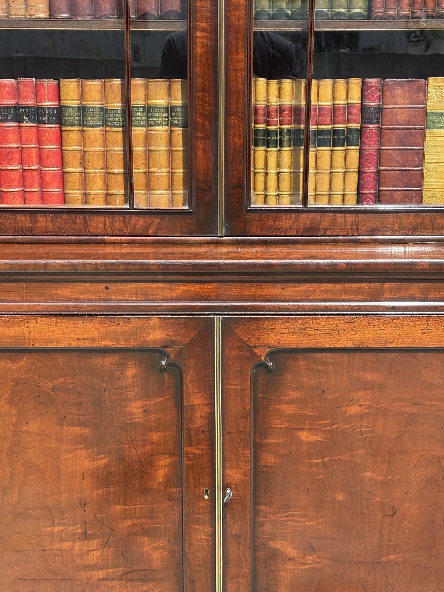 18ème Siècle, Bibliothèque en Acajou, Époque George III-photo-4