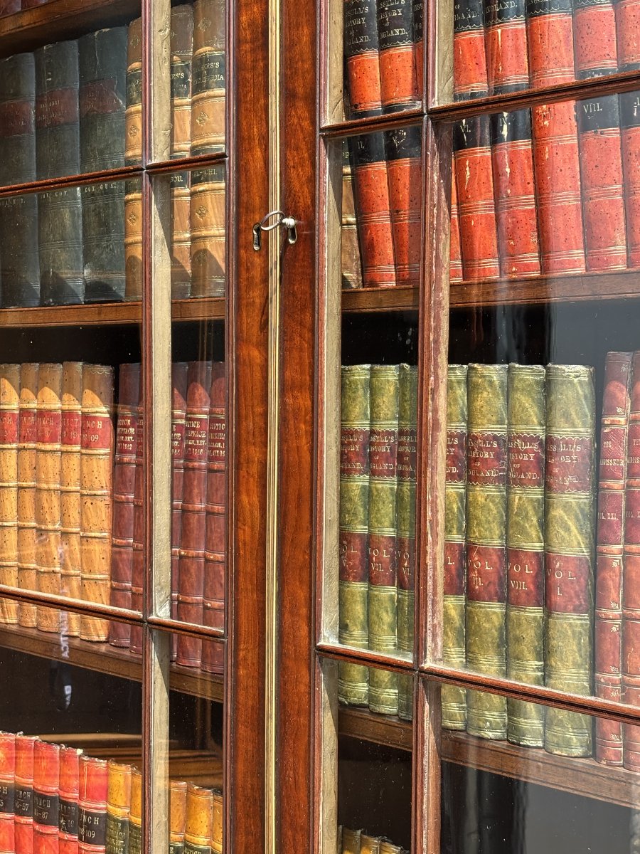 18ème Siècle, Bibliothèque en Acajou, Époque George III-photo-3