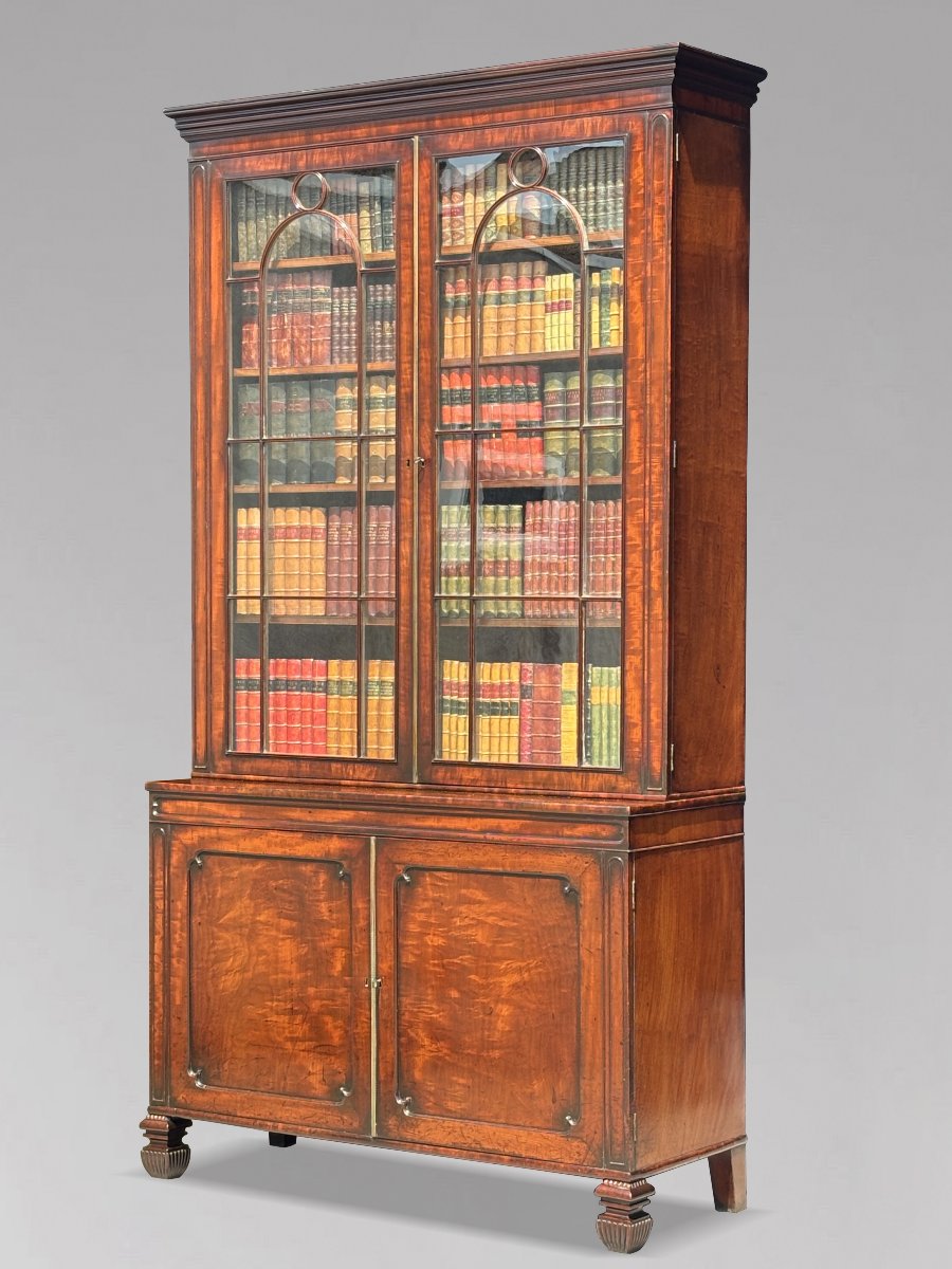18ème Siècle, Bibliothèque en Acajou, Époque George III