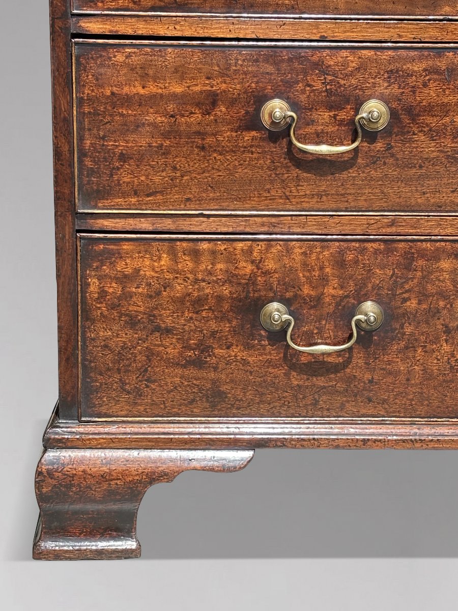 18th-century George III-period Thomas Chippendale Mahogany Bookcase-photo-4