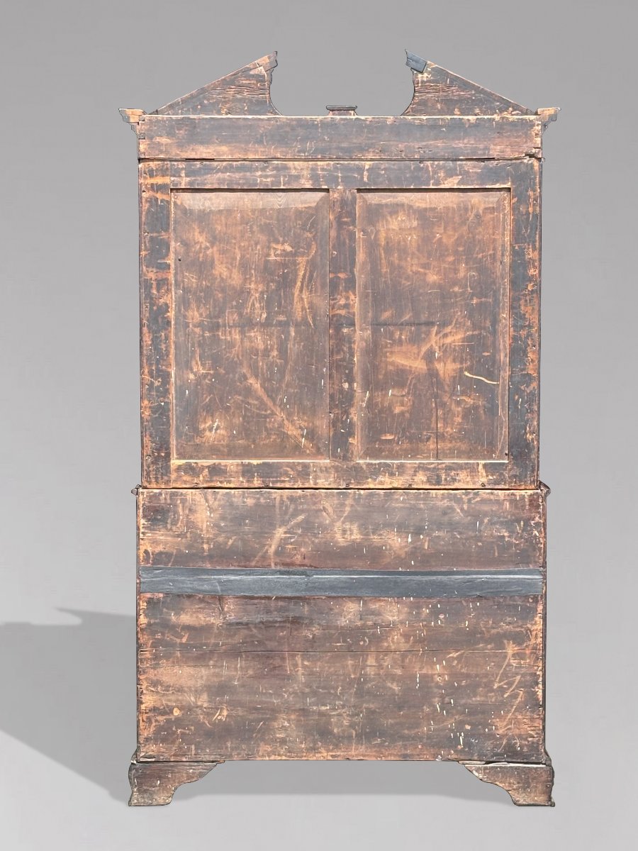 18th-century George III-period Thomas Chippendale Mahogany Bookcase-photo-5