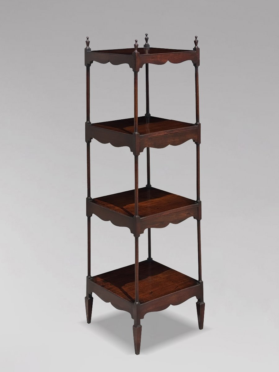 18th-century George III-period Mahogany Whatnot By Gillows-photo-3