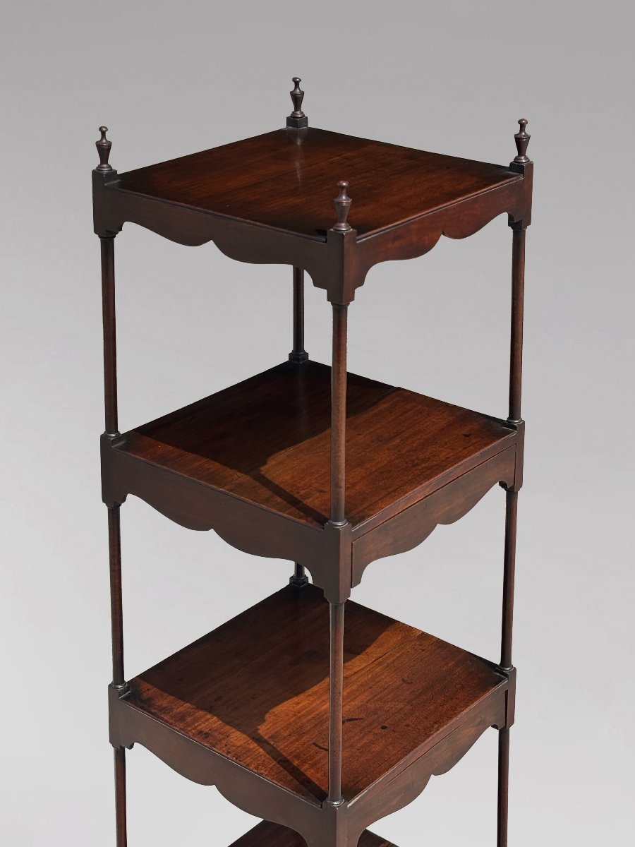18th-century George III-period Mahogany Whatnot By Gillows-photo-1