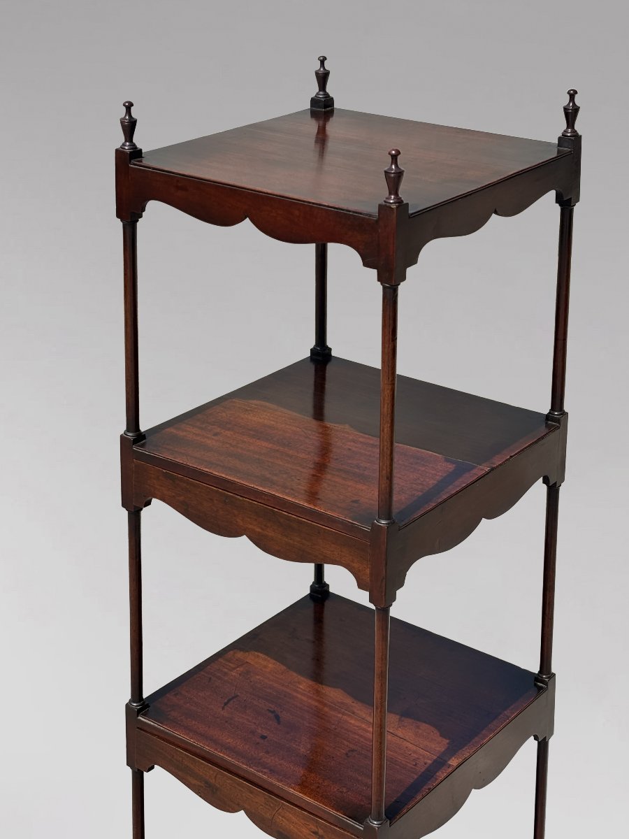 18th-century George III-period Mahogany Whatnot By Gillows-photo-5