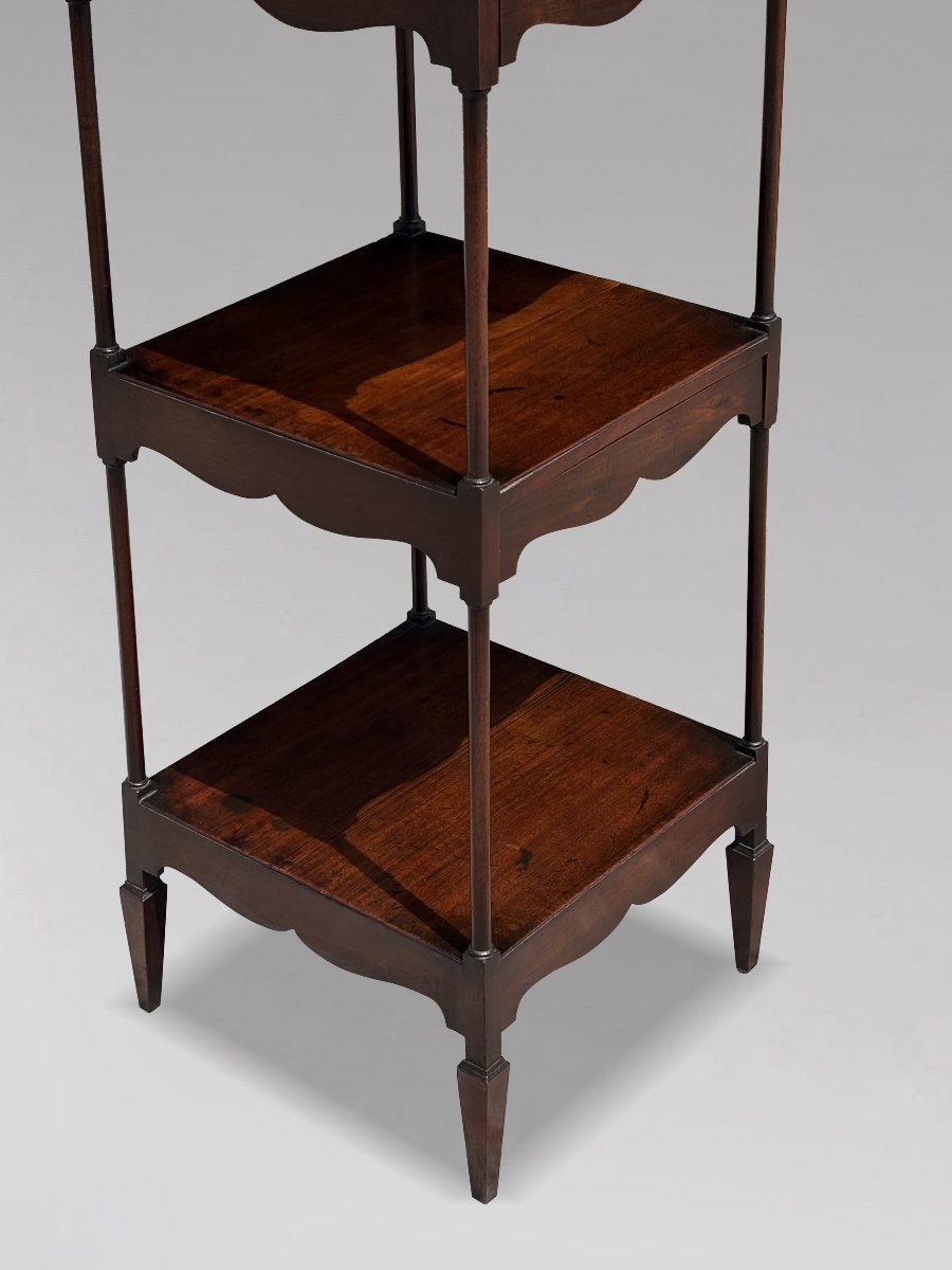 18th-century George III-period Mahogany Whatnot By Gillows-photo-6