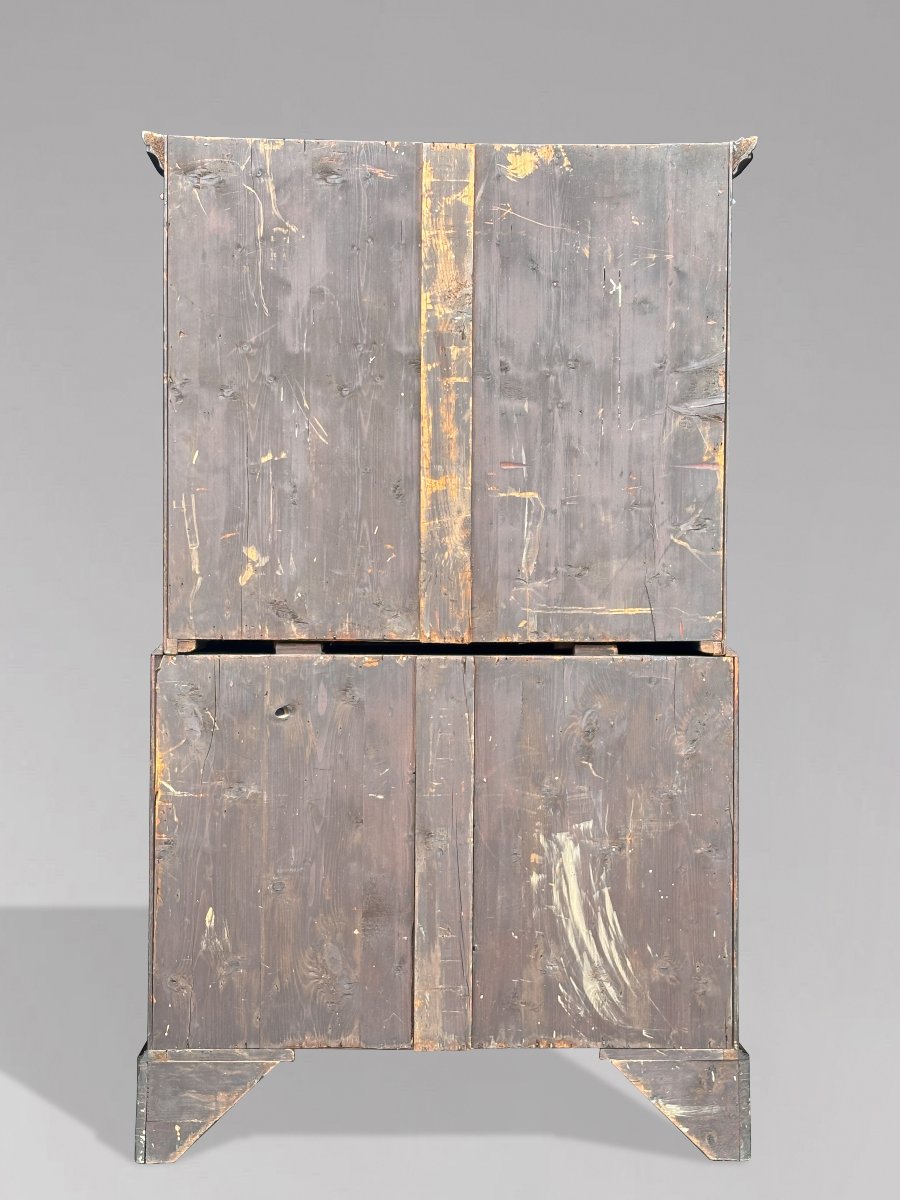 18th-century George III-period Mahogany Tallboy-photo-2