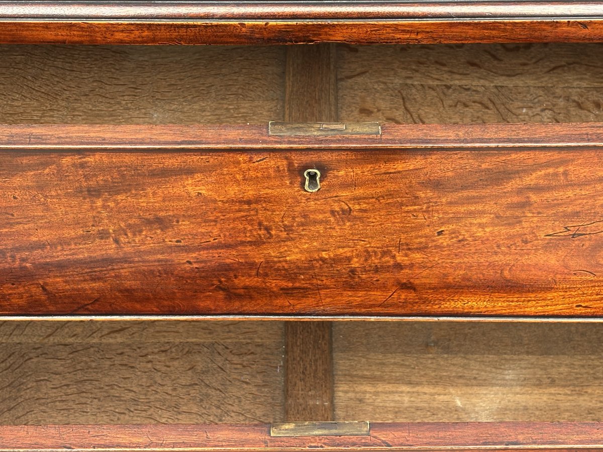 18th-century George III-period Mahogany Tallboy-photo-7