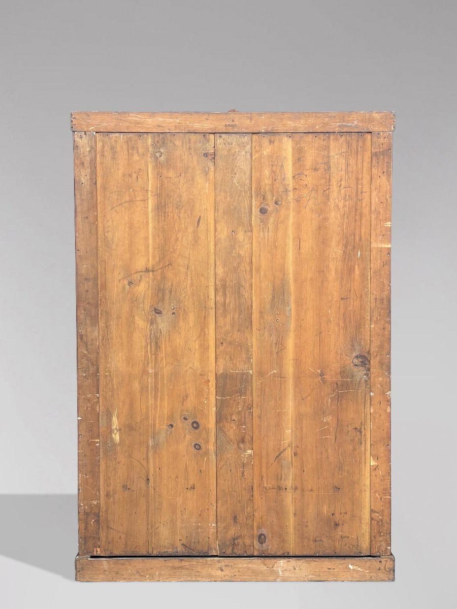 19th-century Scottish Arts & Crafts Pine Wardrobe-photo-2