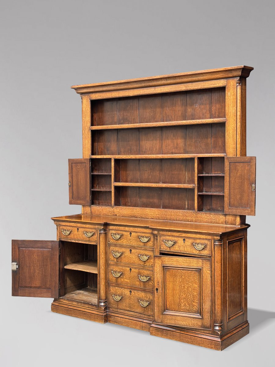 Début du 19ème Siècle, Dressoir en Chêne, Époque Géorgienne-photo-4