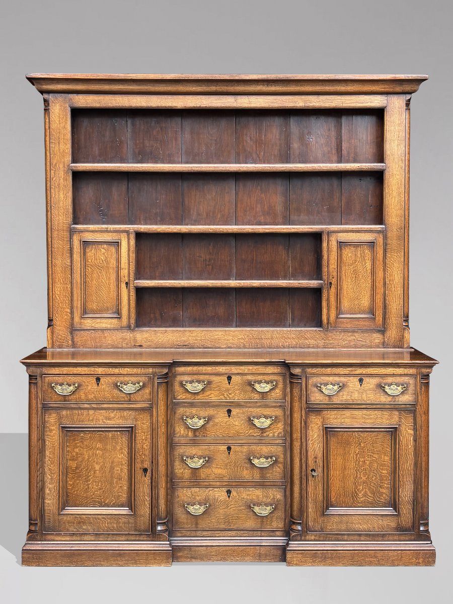 Début du 19ème Siècle, Dressoir en Chêne, Époque Géorgienne