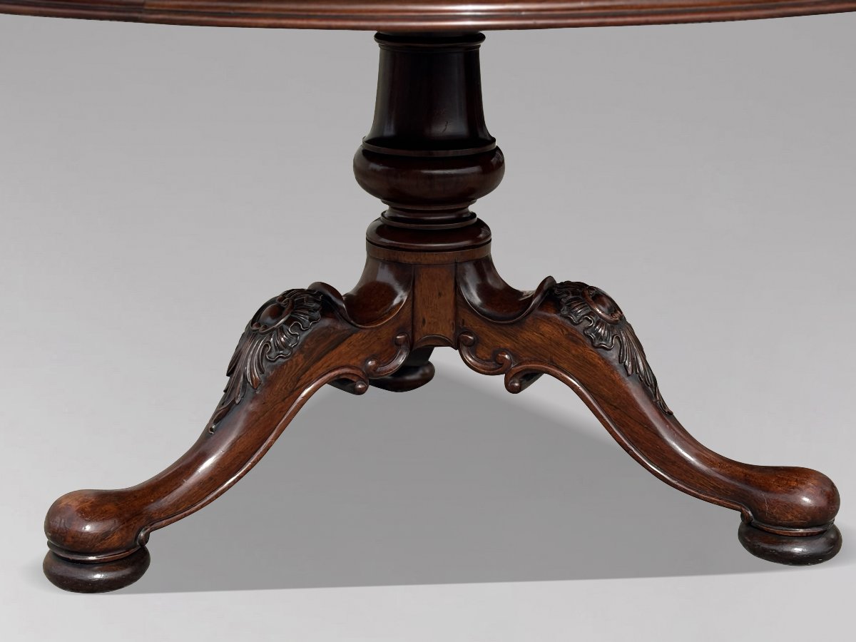 19ème Siècle, Table de Salle à Manger en Palissandre d’Époque William IV-photo-4