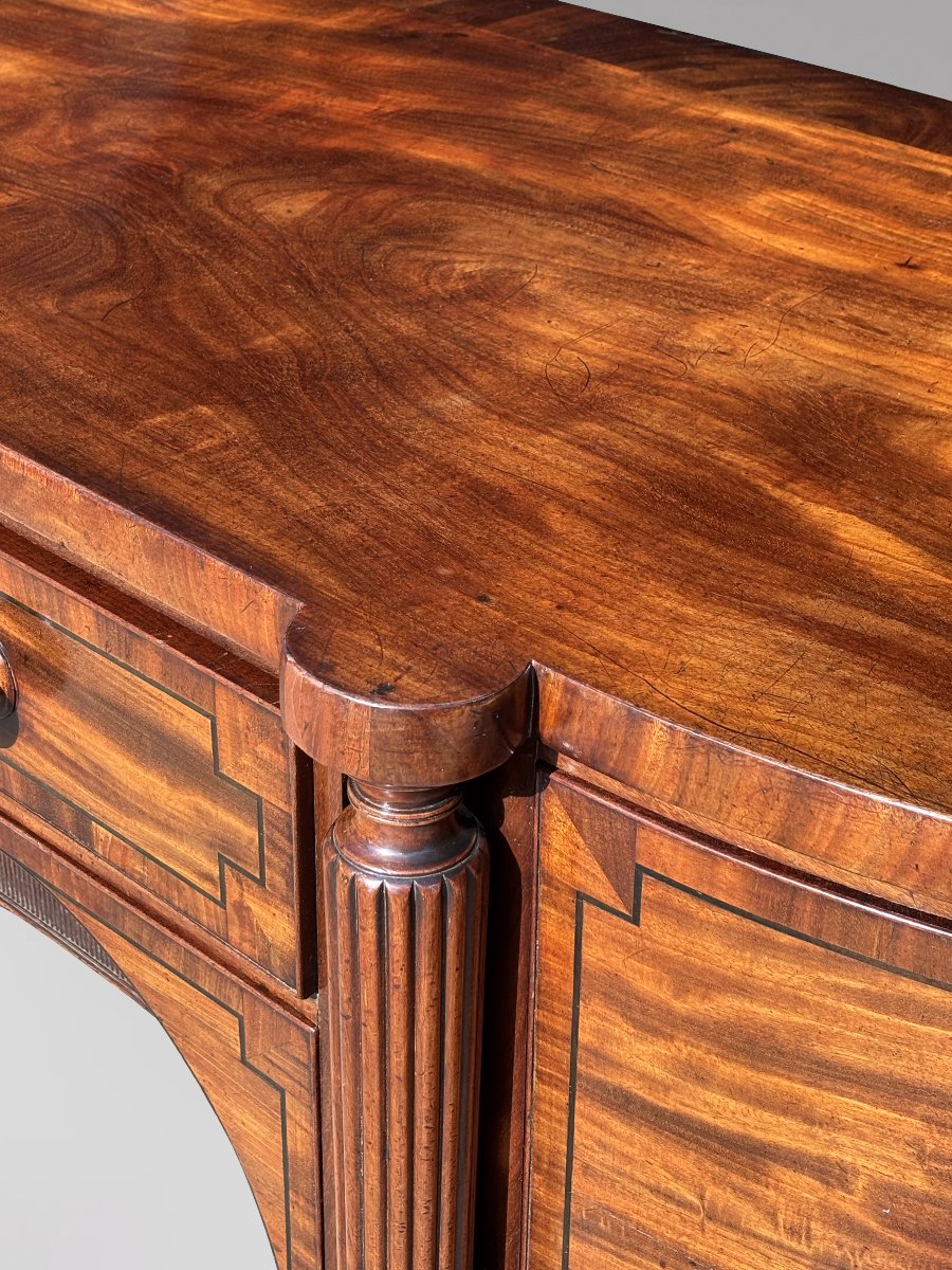 19th-century William IV Period Mahogany Sideboard-photo-4
