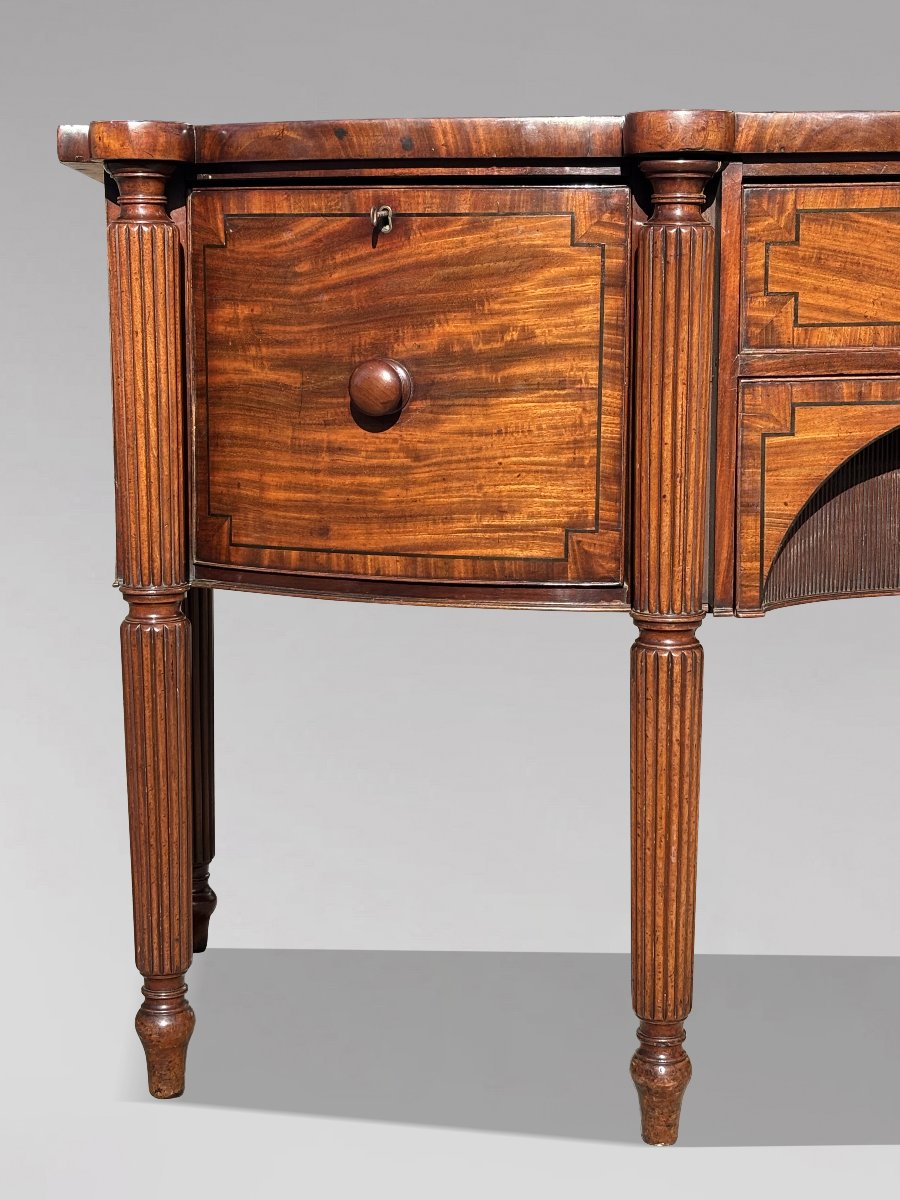 19th-century William IV Period Mahogany Sideboard-photo-3