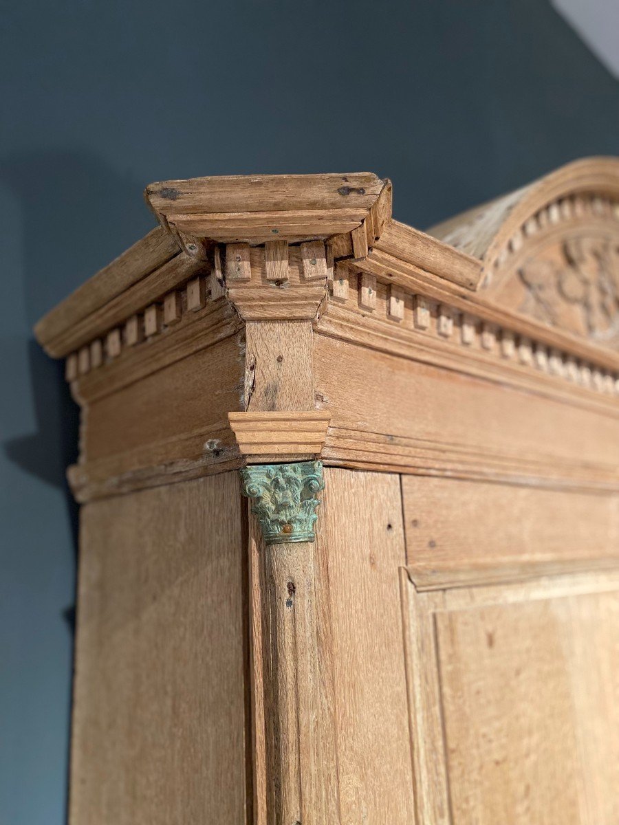 19c Dutch Oak Cabinet-photo-3