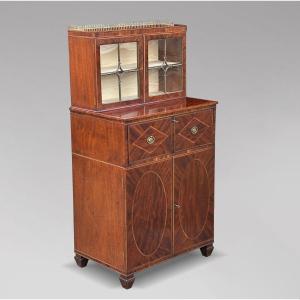 Early 19th Century Regency Period Mahogany Secretary Bookcase