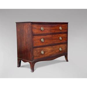 18th Century George III Period Mahogany Chest Of Drawers