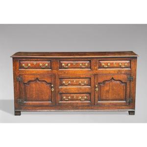 18th Century Welsh Oak Dresser Base Cupboard