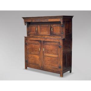18ème Siècle, Armoire de Cour Anglaise en Orme