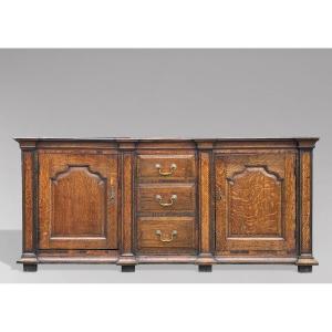 18ème Siècle, Buffet en Chêne d'Époque George III