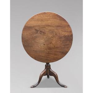 18ème Siècle, Table Tripode en Acajou d'Époque George III