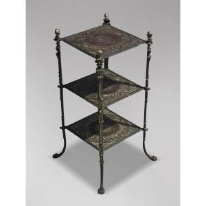 Étagère Ornementale Antique en Fonte
