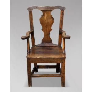 18ème Siècle, Fauteuil en Chêne, Époque George III