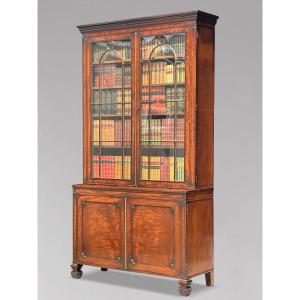 18th-century George III Period Mahogany Library Bookcase