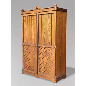 19ème Siècle, Armoire Écossaise en Pin, Mouvement Arts & Crafts
