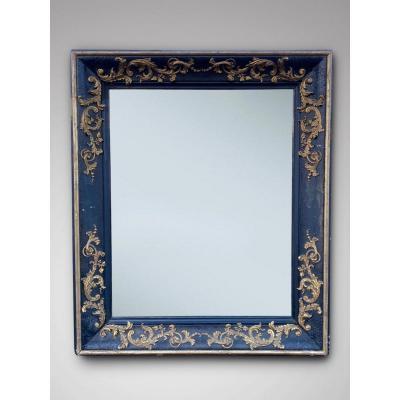 19ème Siècle, Grand Miroir Mural Empire Français 