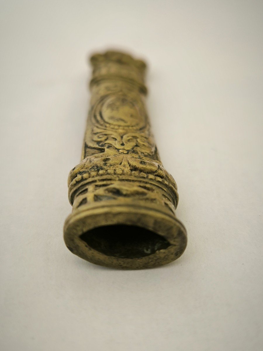 Sword Butteroll In Bronze Late 19th -photo-2