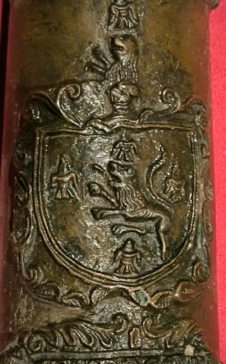 Rare Canon From 1681 In Honor Of The Government Of The Island Of Goa-photo-4