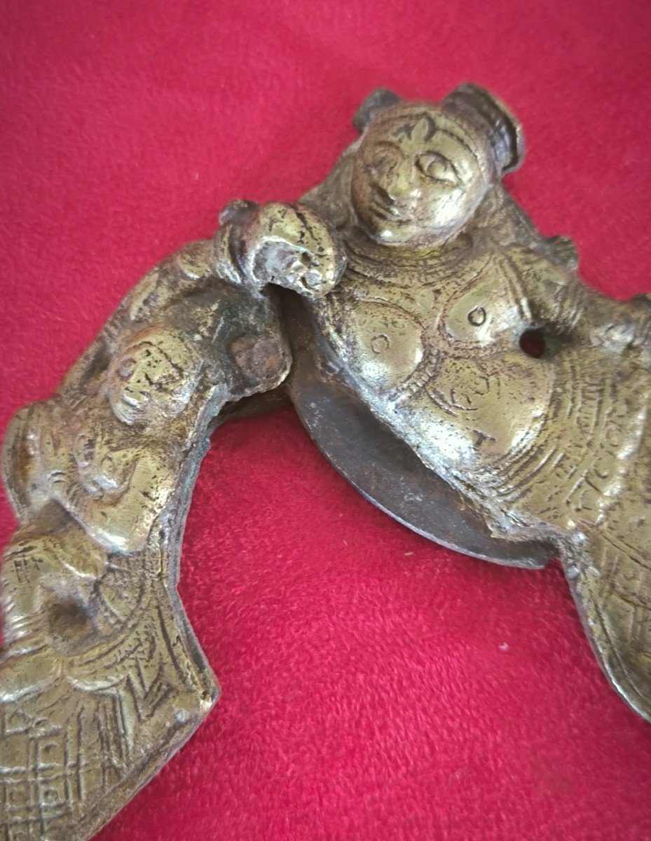 Coupe Bétel En Laiton Inde XXème Siècle -photo-4