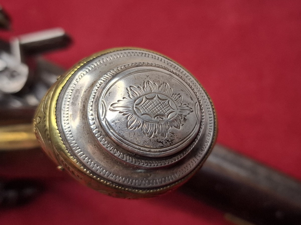 Pair Of 19th Century Catalan Pistols-photo-3