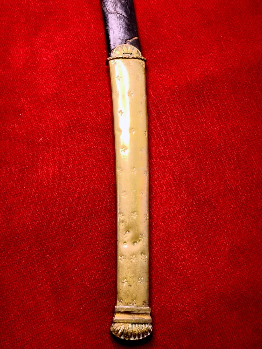 SABRE D'OFFICIER DE MARINE 1er EMPIRE-photo-3