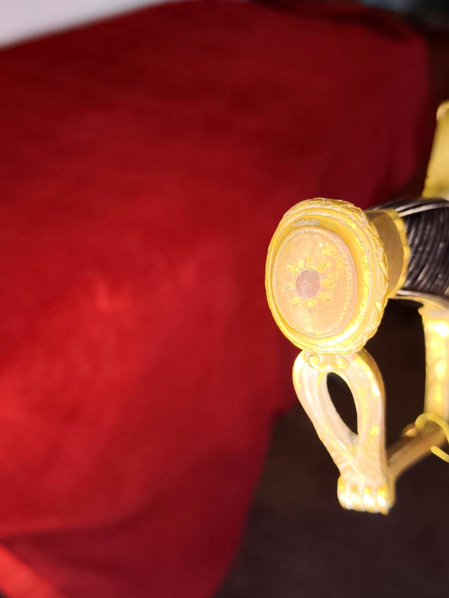 SABRE D'OFFICIER DE MARINE 1er EMPIRE-photo-4