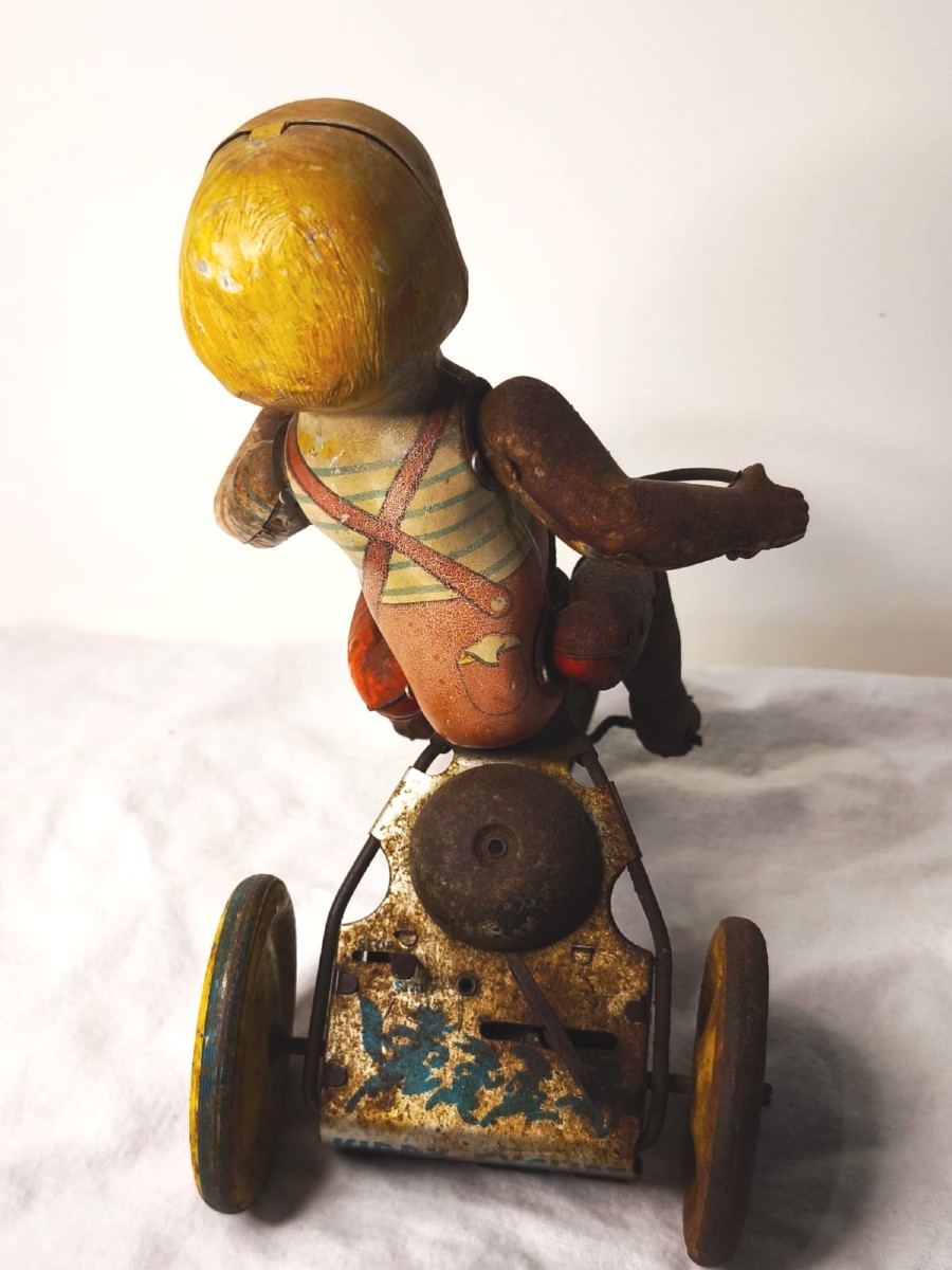 JOUET  ANCIEN  KIDDY CYCLIST-photo-2