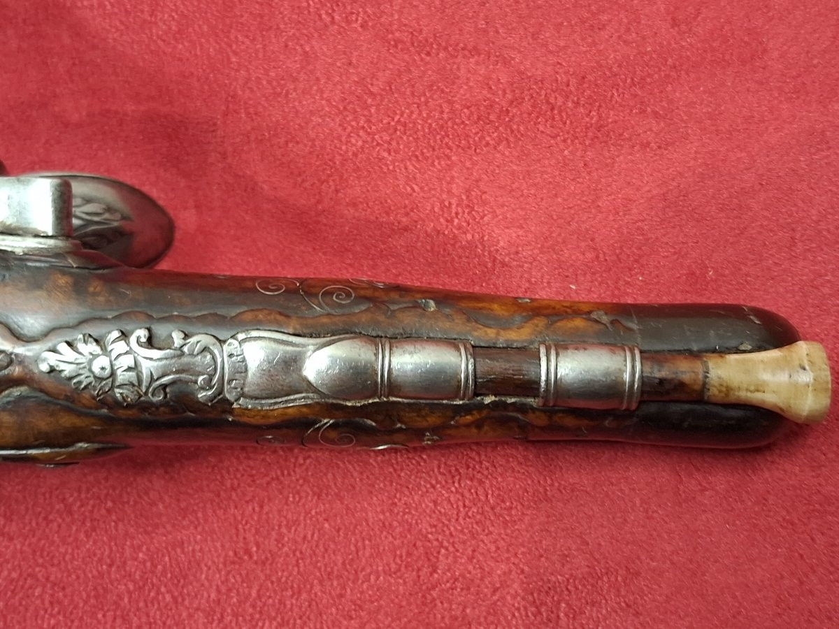 PISTOLET A SILEX  ITALIEN XVIII-photo-2