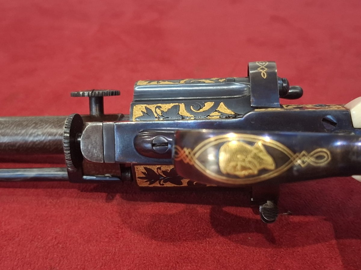 PISTOLET A BROCHE ITALIEN XIX ème-photo-3