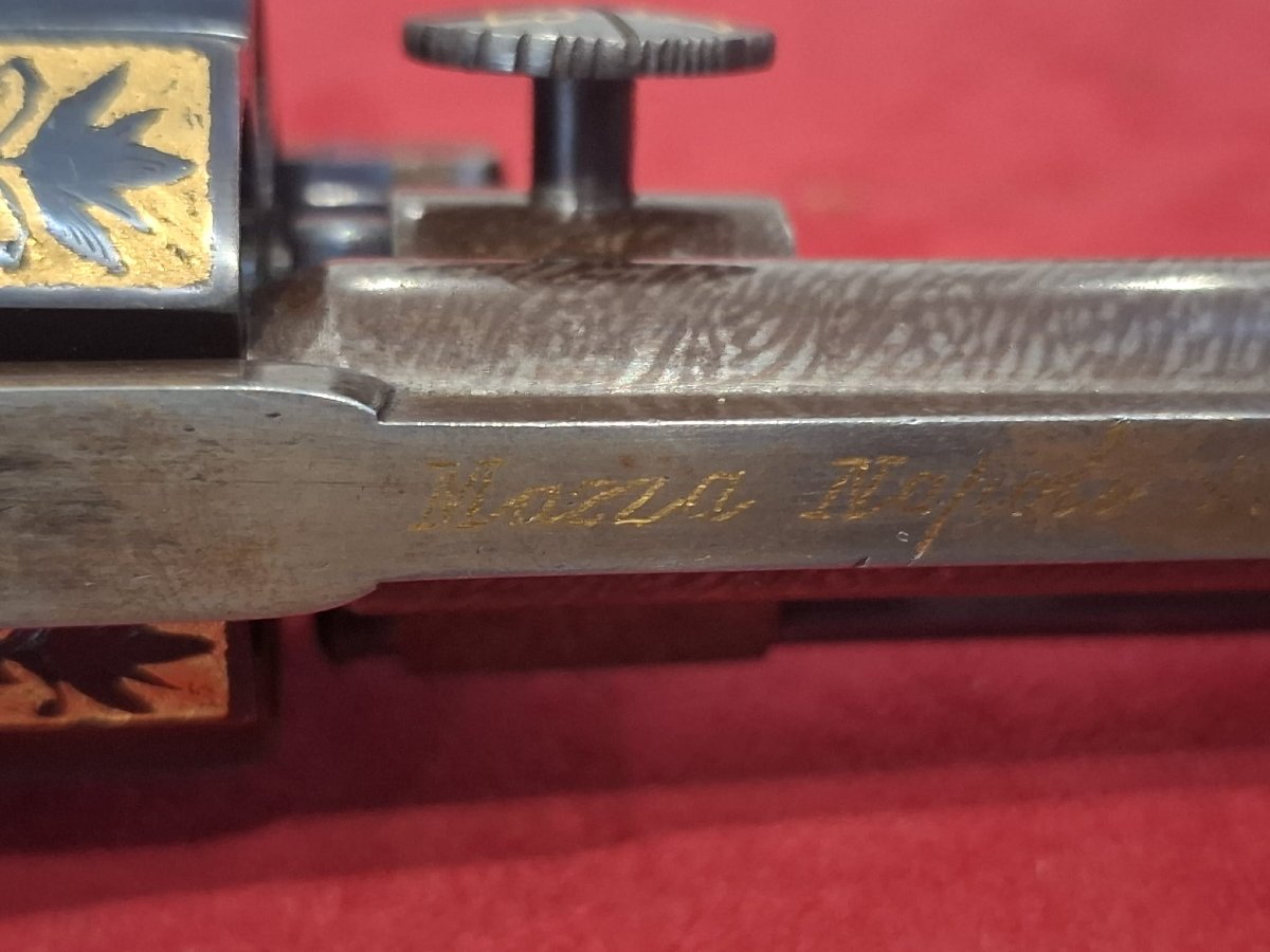PISTOLET A BROCHE ITALIEN XIX ème-photo-4