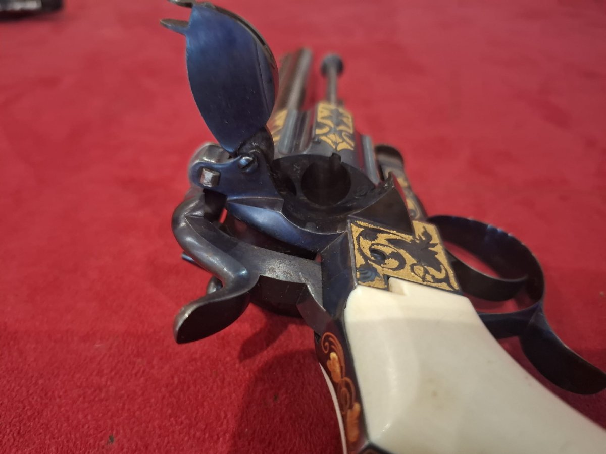 PISTOLET A BROCHE ITALIEN XIX ème-photo-6