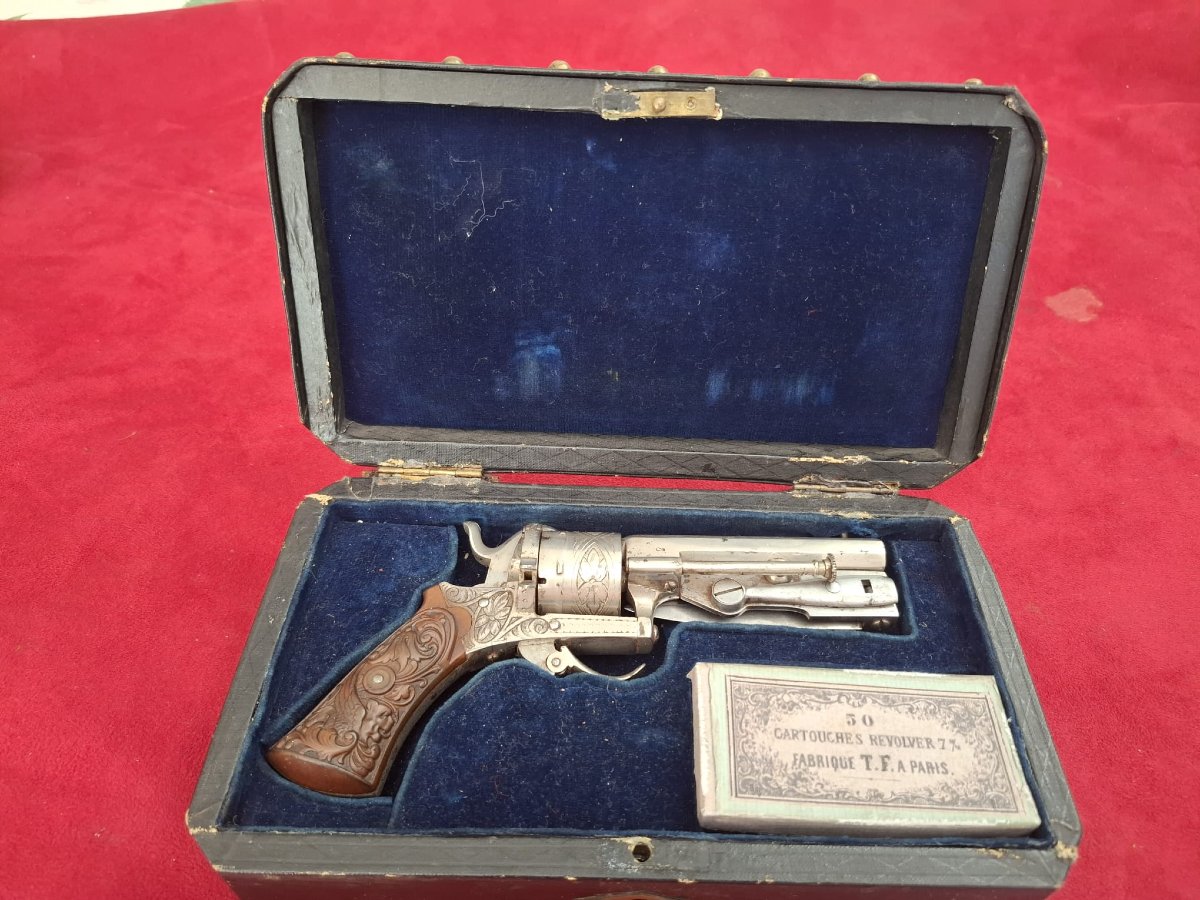 COFFRET PISTOLET A BROCHE XIXème