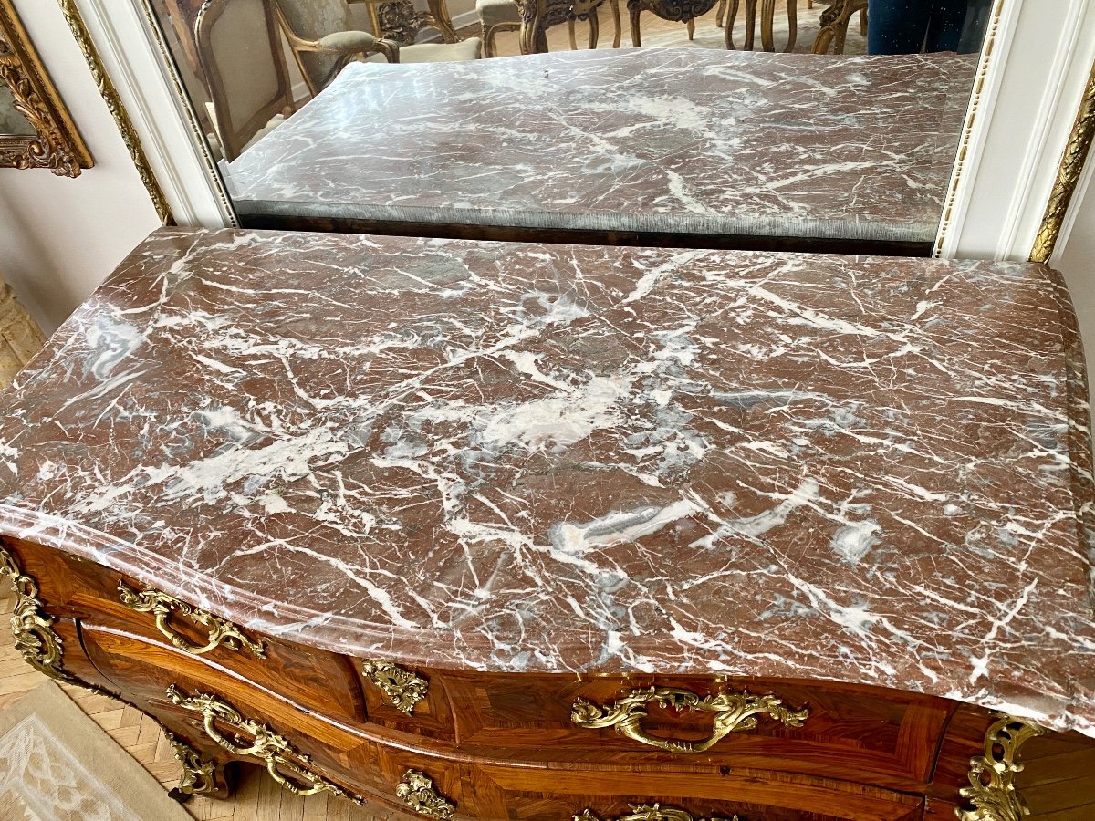 Commode Tombeau d'époque Louis XV-photo-5