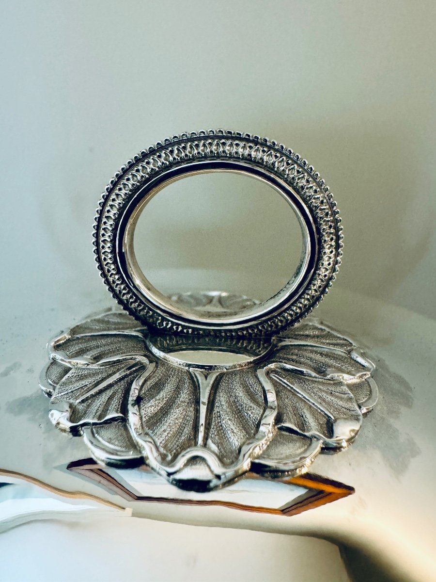 Coupe En Argent Massif-photo-3