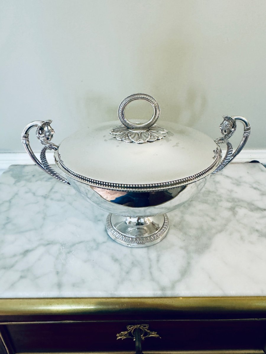 Coupe En Argent Massif